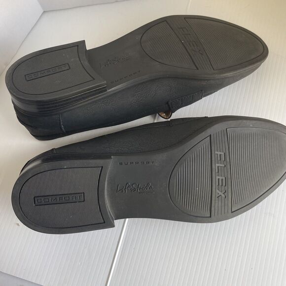 Life Stride Women's Madison Perf Black Sz 8.5 Loafers - Picture 6 of 9